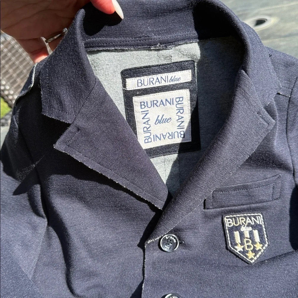 Burani Blue Boys Wool Blazer‎ Jacket 6A